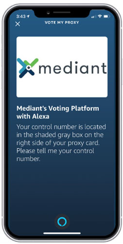 Proxy Voting With Alexa